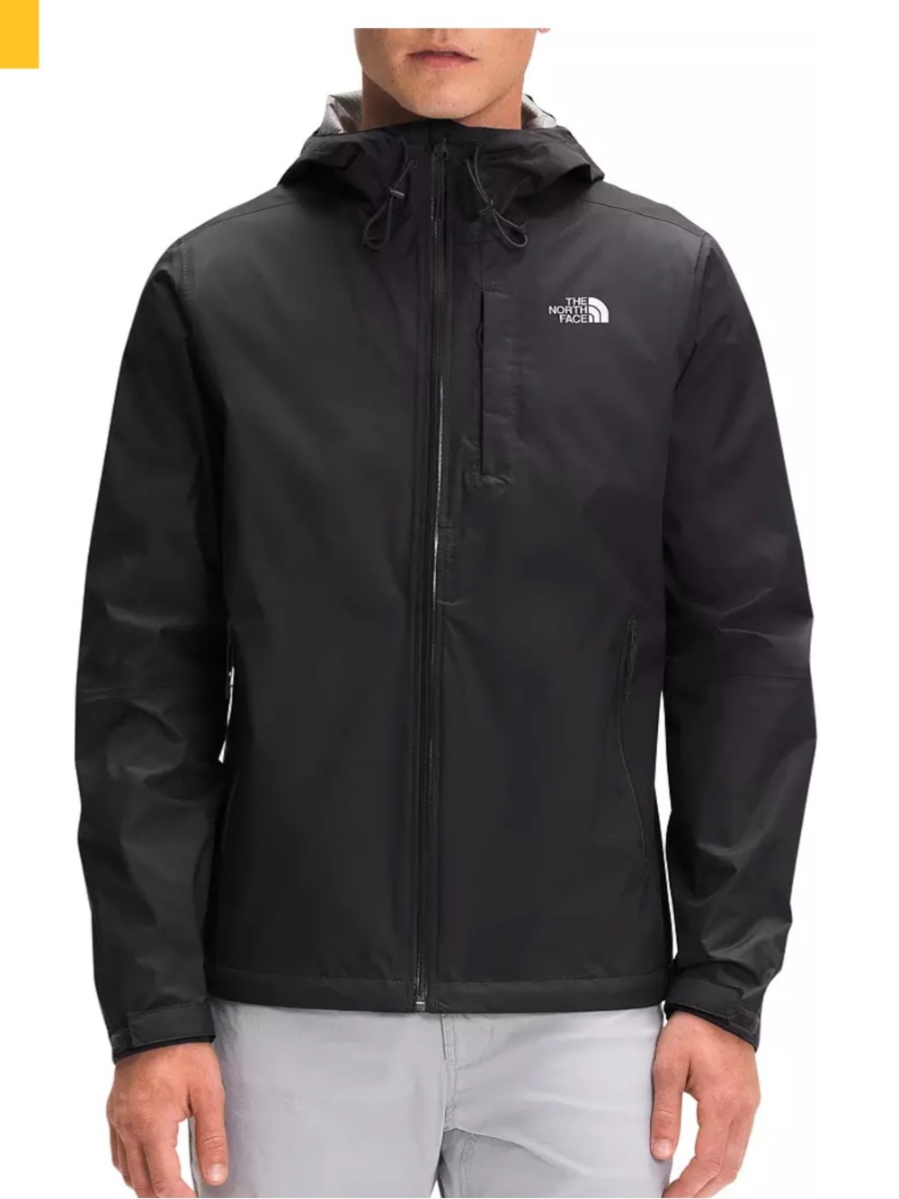 The North Face Alta Vista Jacket for Men - TNF Black - XL Full Zip Dry Vent